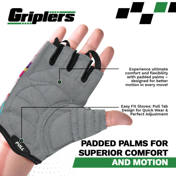 unicorn themed kids bike gloves for comfort and grip