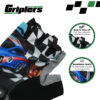boys cycling gloves with athletic racer-inspired design