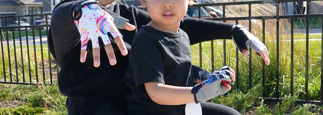 Junior Cycling Gloves with Shock Absorption in Canada